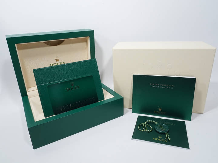 Rolex Yacht-Master II Ref. 116680 Stainless Steel White Dial, Excellent Condition  (tshhnbcu appears to be a user ID or reference number and not part of the product description)