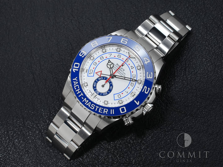 Rolex Yacht-Master II Ref. 116680 Stainless Steel White Dial, Excellent Condition  (tshhnbcu appears to be a user ID or reference number and not part of the product description)