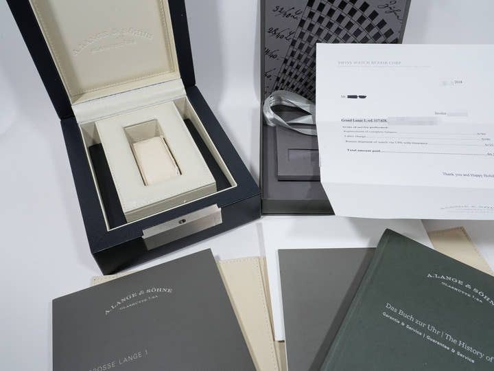 A.ランゲ&ゾーネ グランド ランゲ1 Ref.117.028 ホワイトゴールド ブラック文字盤 美品 rxtpnngq
