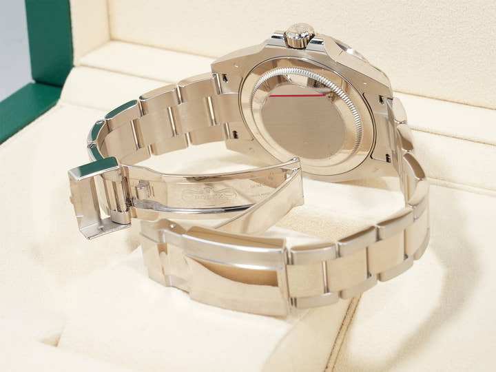 ロレックス GMTマスターII Ref.126719BLRO ホワイトゴールド ミッドナイトブルー文字盤 オイスターブレスレット 美品 r6c7i446