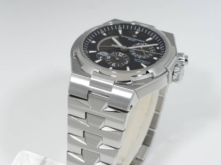 Vacheron Constantin Overseas Dual Time Ref. 47450/B01A-9227 Stainless Steel Black Dial Pre-owned (Good Condition) zwnyk6gd