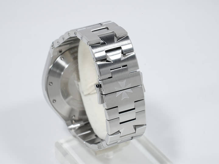 Vacheron Constantin Overseas Dual Time Ref. 47450/B01A-9227 Stainless Steel Black Dial Pre-owned (Good Condition) zwnyk6gd