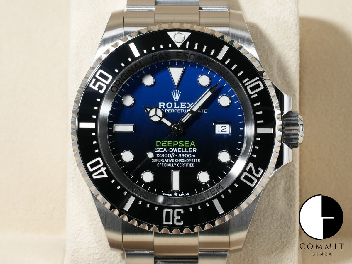 ロレックス シードゥエラー ディープシー Ref.126660 ステンレススチール D-BLUE文字盤 美中古 73z6pftg