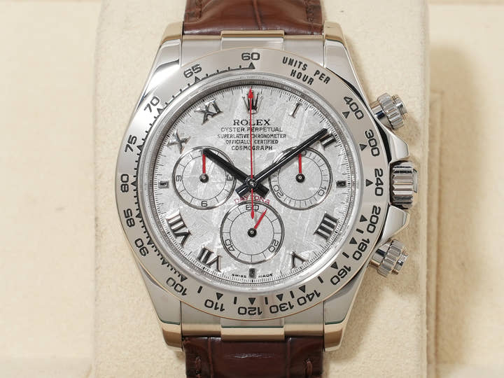 ロレックス デイトナ Ref.116519 ホワイトゴールド メテオライト文字盤 美中古 q5az7uws