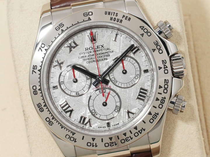 ロレックス デイトナ Ref.116519 ホワイトゴールド メテオライト文字盤 美中古 q5az7uws