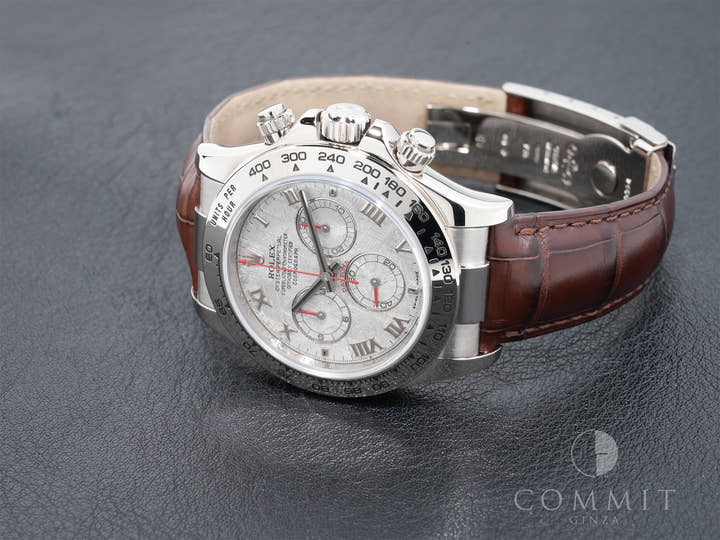 ロレックス デイトナ Ref.116519 ホワイトゴールド メテオライト文字盤 美中古 q5az7uws