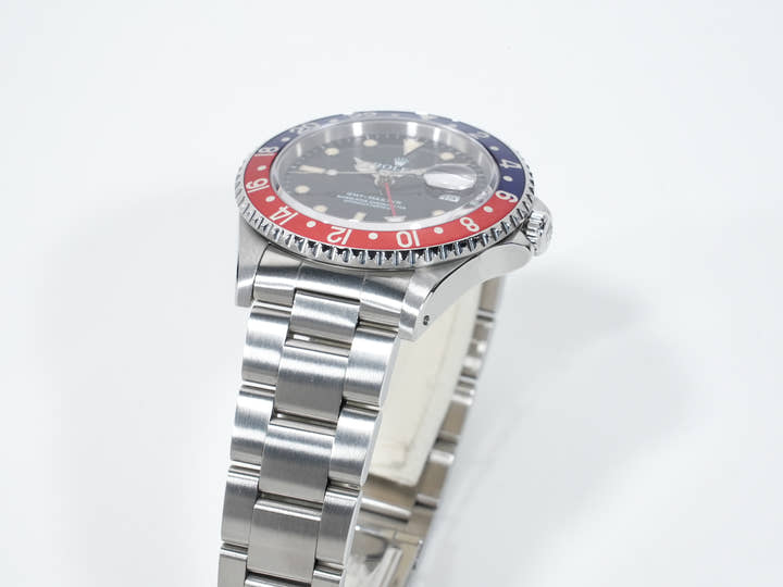 ロレックス GMTマスター Ref.16700 ステンレススチール ブラック文字盤 オイスターブレスレット 美中古 hccb7sv6