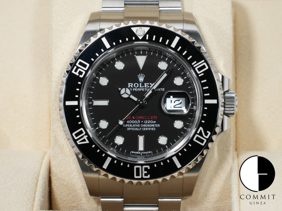 ロレックス シードゥエラー Ref.126600 ステンレススチール ブラック文字盤 中古 5zasst7q