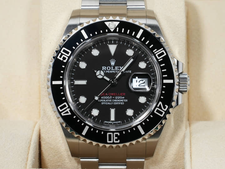 ロレックス シードゥエラー Ref.126600 ステンレススチール ブラック文字盤 中古 5zasst7q