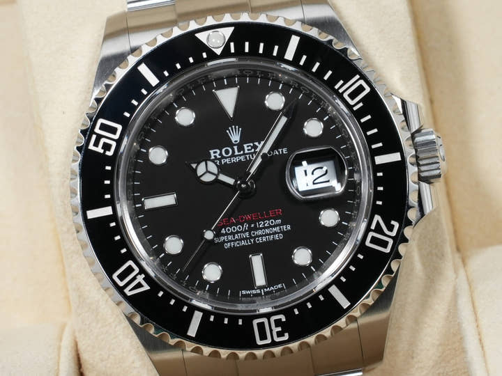 ロレックス シードゥエラー Ref.126600 ステンレススチール ブラック文字盤 中古 5zasst7q