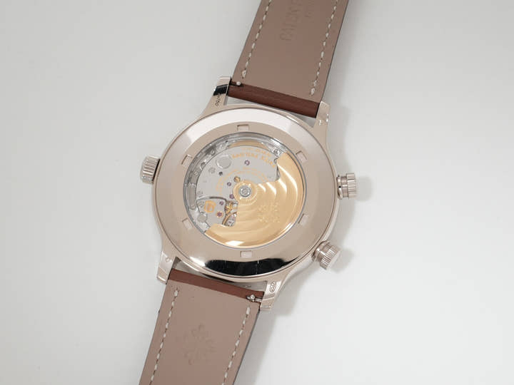 パテックフィリップ カラトラバ パイロット トラベルタイム Ref.5524G-001 ホワイトゴールド ブルー文字盤 中古 7xis5ozf