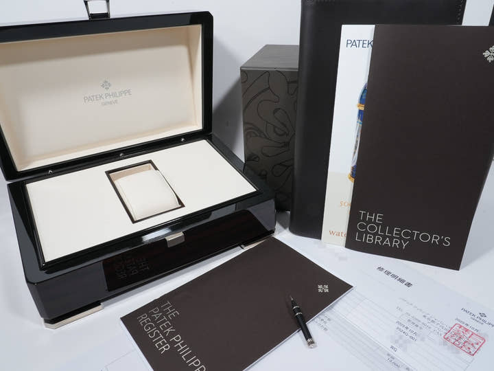 パテックフィリップ カラトラバ パイロット トラベルタイム Ref.5524G-001 ホワイトゴールド ブルー文字盤 中古 7xis5ozf