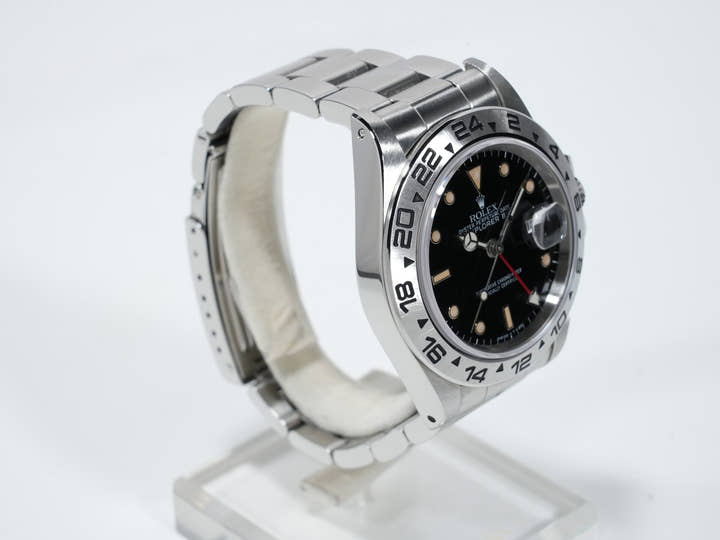 ロレックス エクスプローラーII Ref.16550 ステンレススチール ブラック文字盤 オイスターブレスレット 中古 3jathfx8