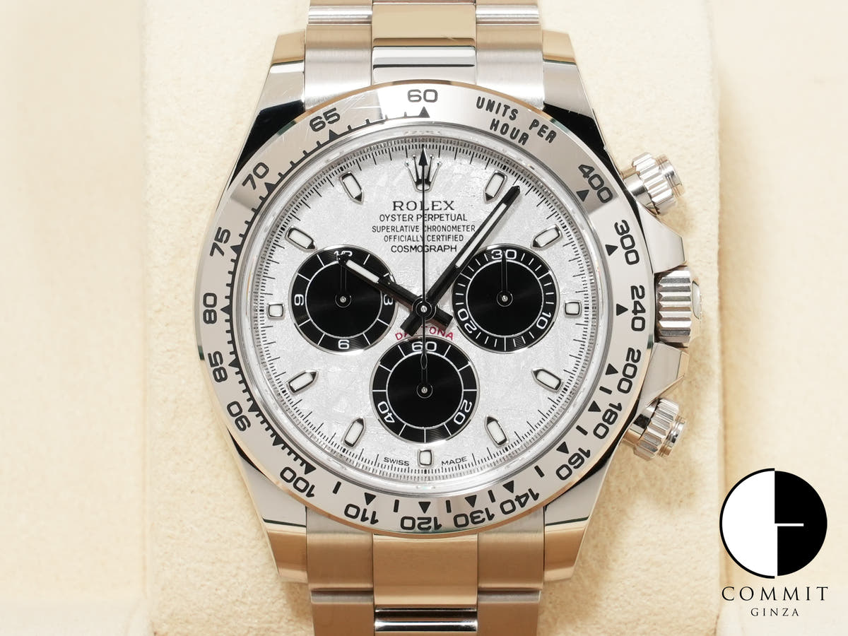 Rolex Daytona Ref. 116509 White Gold Meteorite Dial, Pre-owned (u8oaby64)