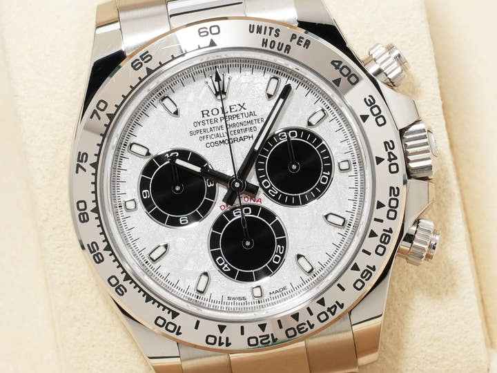 Rolex Daytona Ref. 116509 White Gold Meteorite Dial, Pre-owned (u8oaby64)