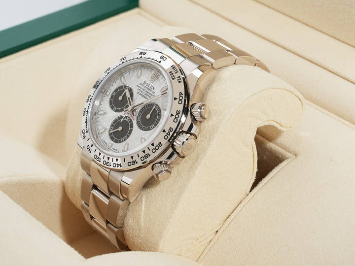 Rolex Daytona Ref. 116509 White Gold Meteorite Dial, Pre-owned (u8oaby64)