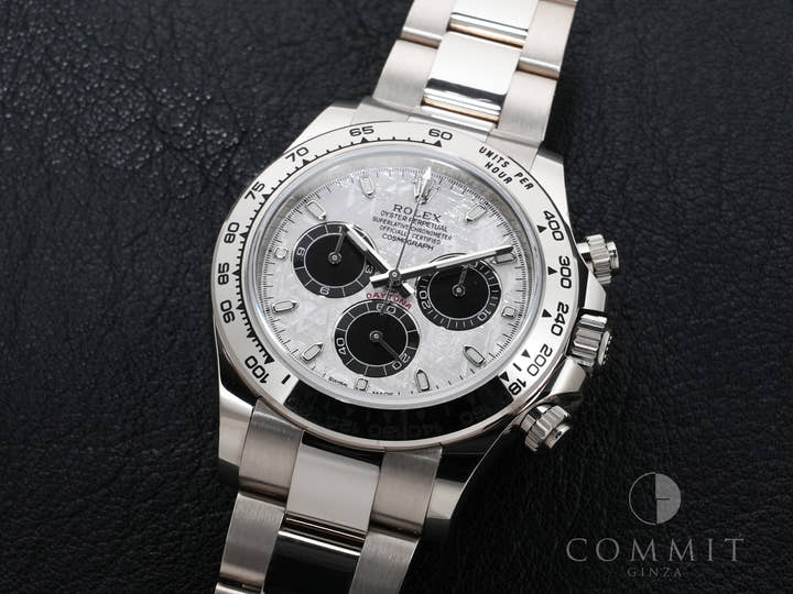 Rolex Daytona Ref. 116509 White Gold Meteorite Dial, Pre-owned (u8oaby64)