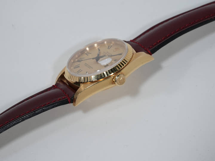 ロレックス デイトジャスト Ref.16018 イエローゴールド シャンパン バックリー文字盤 中古 cixxop7g