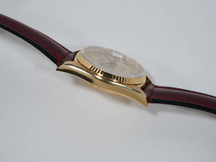 ロレックス デイトジャスト Ref.16018 イエローゴールド シャンパン バックリー文字盤 中古 cixxop7g