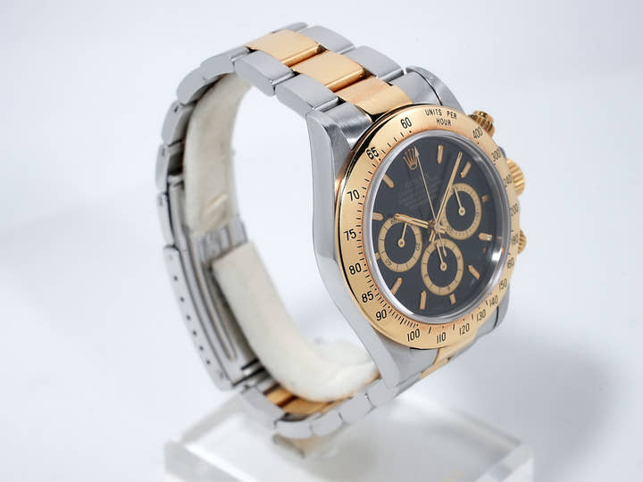 Rolex Daytona El Primero Ref. 16523 Stainless Steel/Yellow Gold Black Dial Pre-owned 8rrhy6rx
