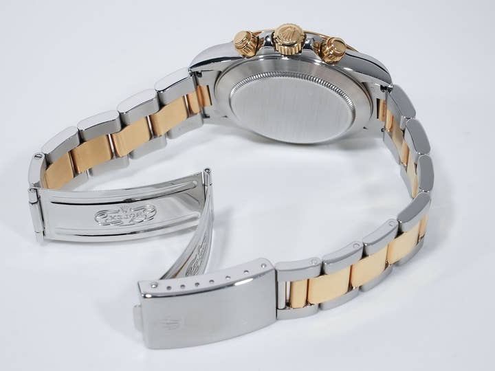 Rolex Daytona El Primero Ref. 16523 Stainless Steel/Yellow Gold Black Dial Pre-owned 8rrhy6rx