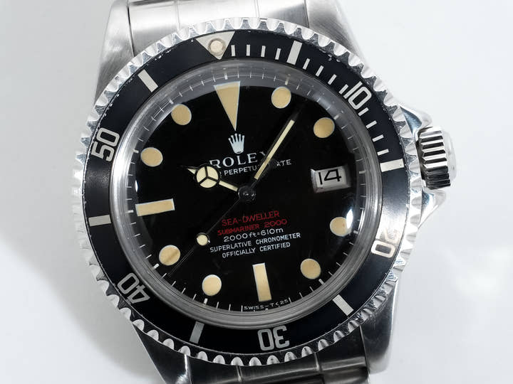 ロレックス シードゥエラー Ref.1665 ステンレススチール ブラック文字盤 中古 wcnjhs83