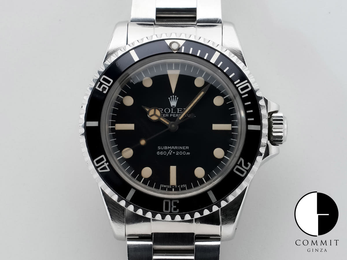 ロレックス サブマリーナー Ref.5513 ステンレススチール ブラック文字盤 中古 wtzg9szp