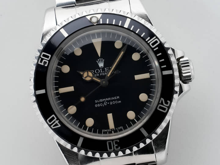 ロレックス サブマリーナー Ref.5513 ステンレススチール ブラック文字盤 中古 wtzg9szp