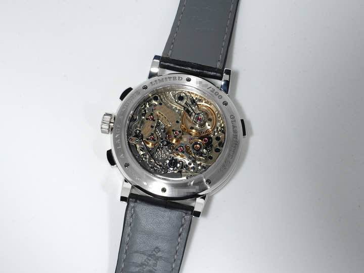 A.ランゲ&ゾーネ ダトグラフ アップ/ダウン “ルーメン” Ref.405.034 プラチナ グレー文字盤 極美品 8988xjz8