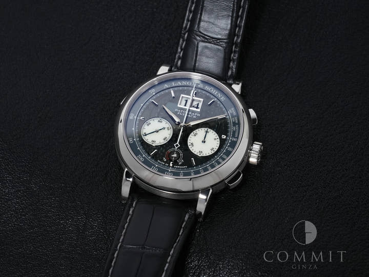 A.ランゲ&ゾーネ ダトグラフ アップ/ダウン “ルーメン” Ref.405.034 プラチナ グレー文字盤 極美品 8988xjz8