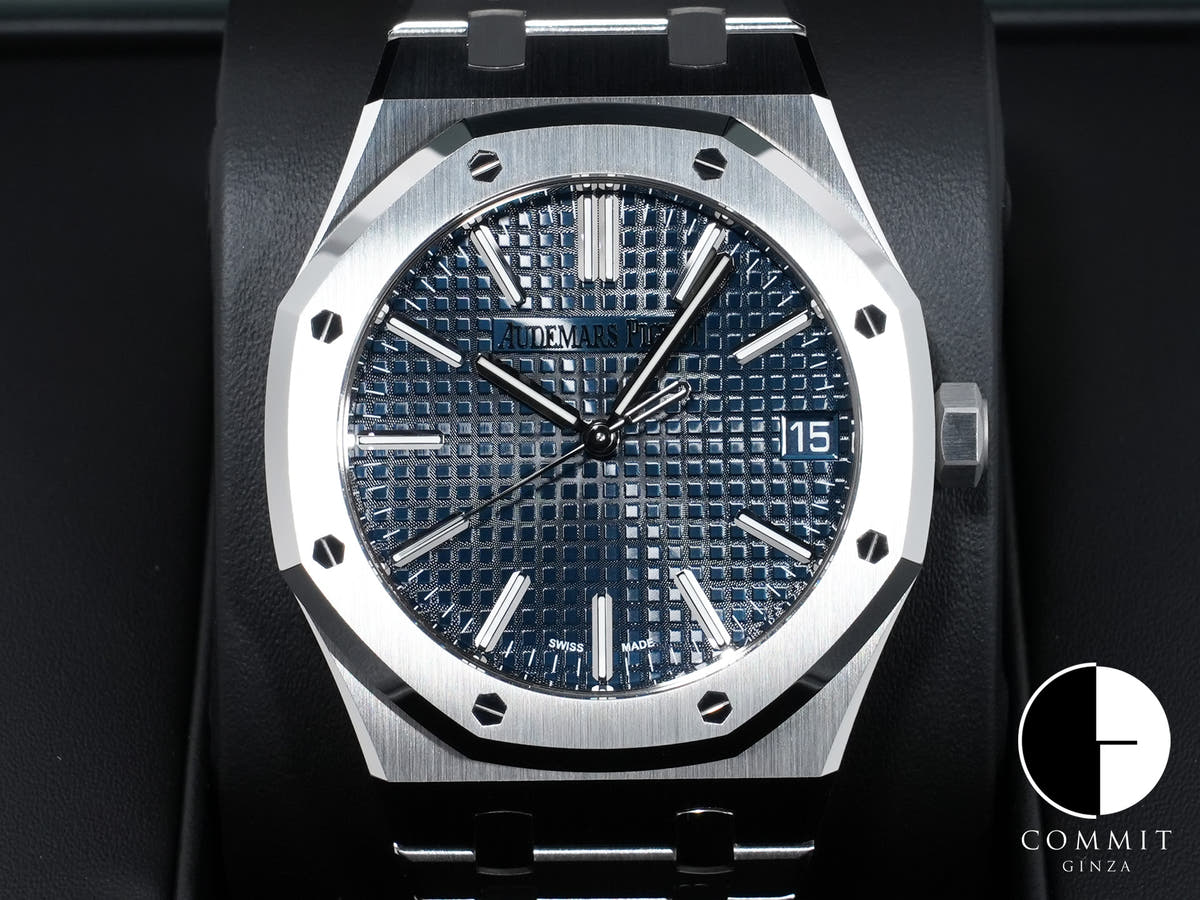 オーデマピゲ ロイヤルオーク Ref.15510ST.OO.1320ST.06 ステンレススチール ナイトブルー文字盤 未使用 tua3ckeg