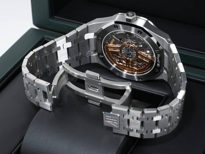 オーデマピゲ ロイヤルオーク Ref.15510ST.OO.1320ST.06 ステンレススチール ナイトブルー文字盤 未使用 tua3ckeg