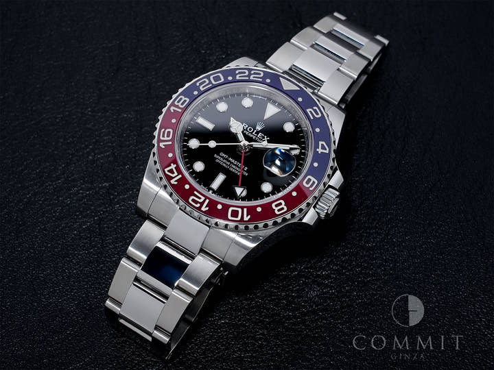 Rolex GMT-Master II Ref. 126710BLRO Stainless Steel Black Dial Oyster Bracelet, Excellent Condition. (fu6eksqk appears to be an internal reference number and not part of the product description)