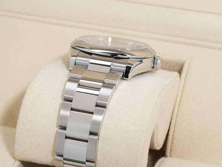 ロレックス デイトジャスト36 Ref.126200 ステンレススチール ブライトブルー文字盤 オイスターブレスレット 美品 anc4fpih