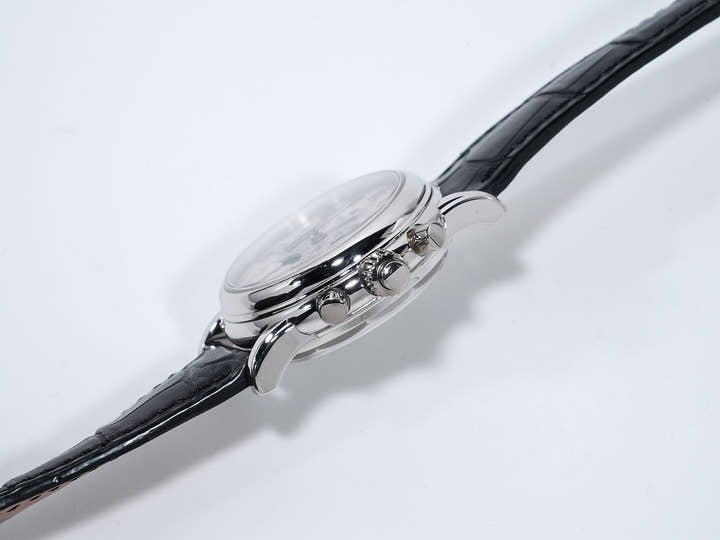 パテックフィリップ パーペチュアルカレンダー スプリットセコンド クロノグラフ Ref.5004P-021 プラチナ シルバー文字盤 中古 o55qvpib