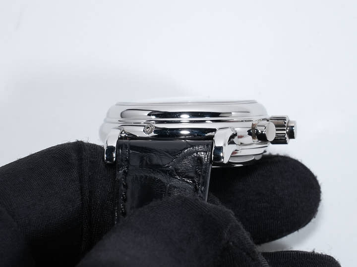 パテックフィリップ パーペチュアルカレンダー スプリットセコンド クロノグラフ Ref.5004P-021 プラチナ シルバー文字盤 中古 o55qvpib