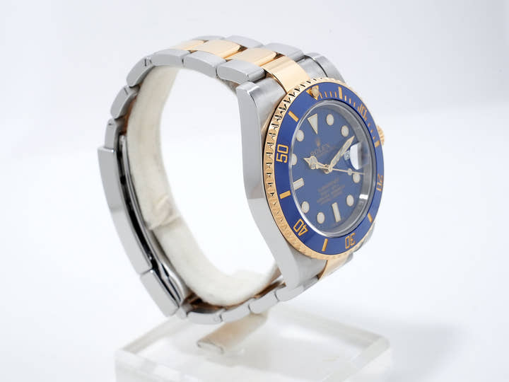ロレックス サブマリーナー デイト Ref.116613LB ステンレススチール/イエローゴールド ブルー文字盤 中古 mg6y9x5q