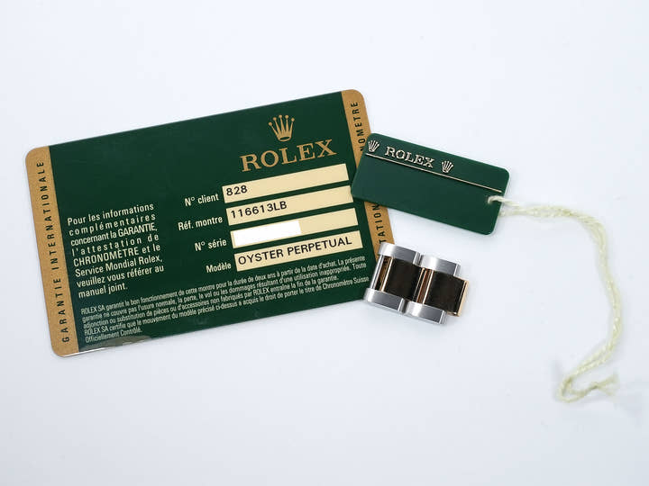 ロレックス サブマリーナー デイト Ref.116613LB ステンレススチール/イエローゴールド ブルー文字盤 中古 mg6y9x5q