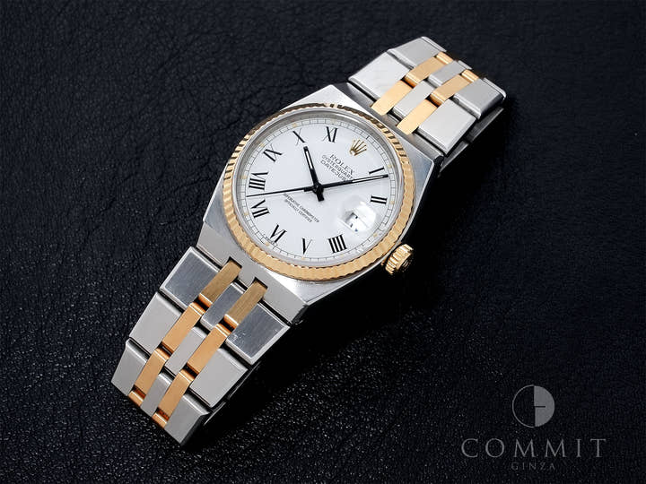 Rolex Datejust Oysterquartz Ref. 17013 Stainless Steel/Yellow Gold White Dial Oyster Bracelet Pre-owned kgotugcz