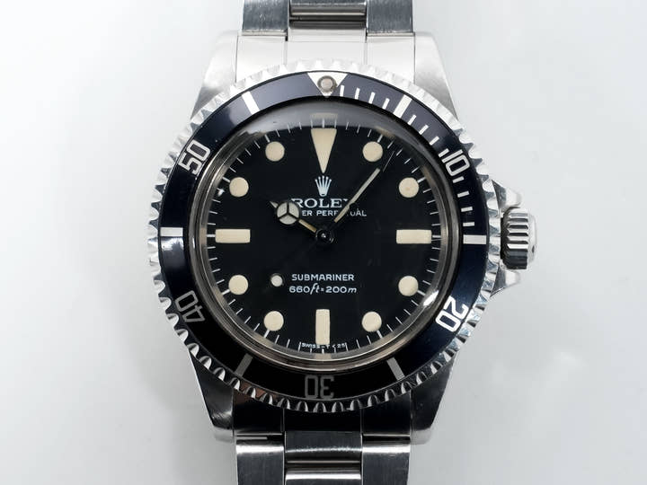 Rolex Submariner Ref. 5513 Stainless Steel Black Dial, Pre-owned (bmtyjdjx)