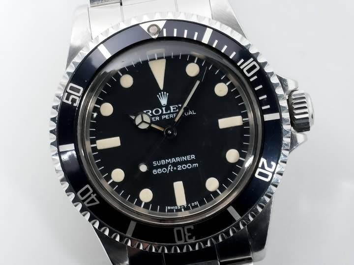 Rolex Submariner Ref. 5513 Stainless Steel Black Dial, Pre-owned (bmtyjdjx)