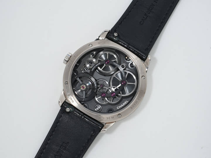 シャネル ムッシュー ドゥ シャネル Ref.H6672 ホワイトゴールド オパール アイボリー文字盤 中古 n77fg6y9