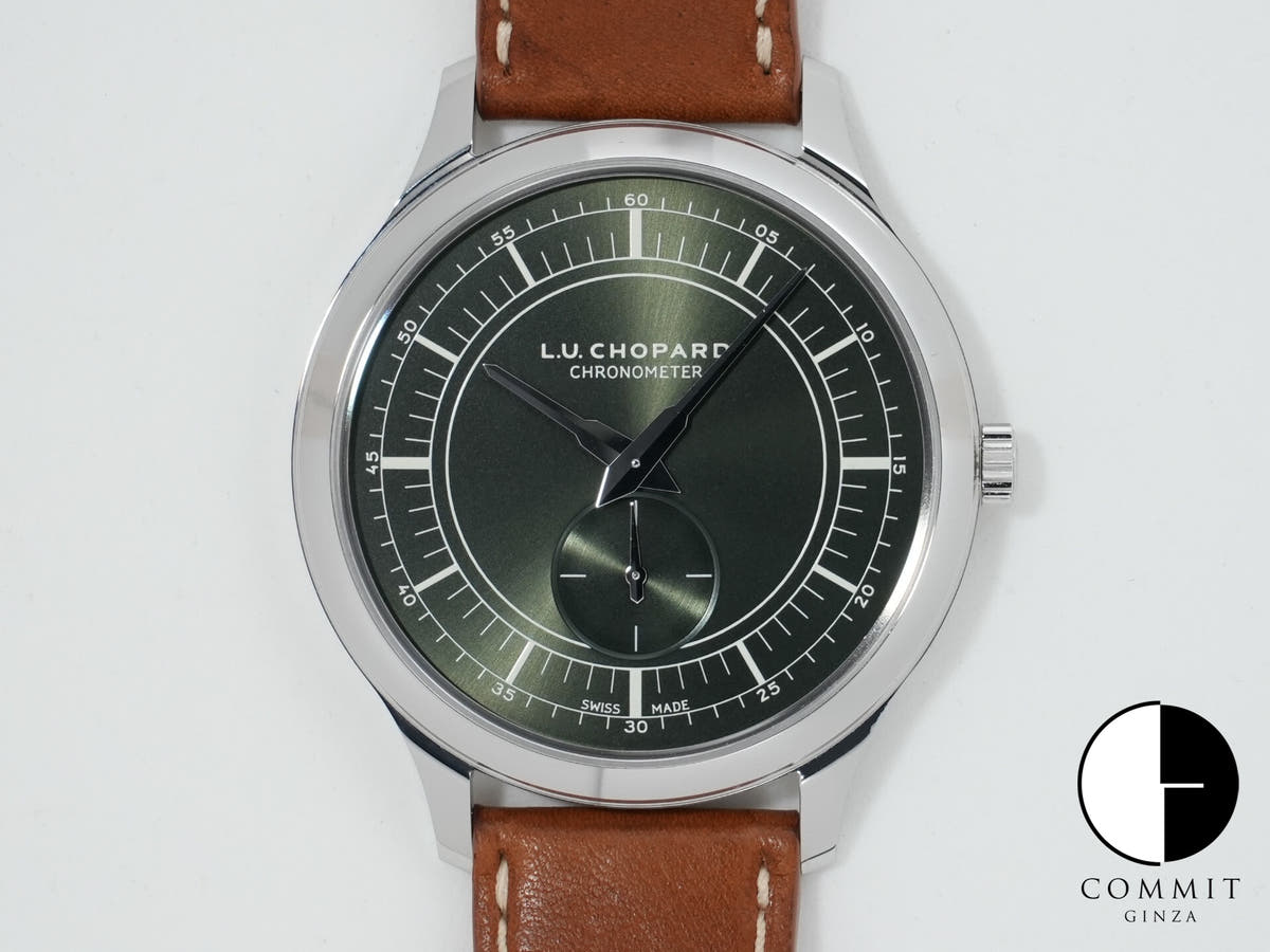 ショパール L.U.C XPS Ref.168629-3001 ステンレススティール フォレストグリーン文字盤 美品 ws52qbtp