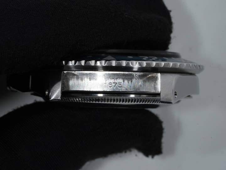 ロレックス GMTマスター Ref.1675 ステンレススチール ブラック文字盤 オイスターブレスレット 中古 9n5nigrm