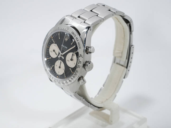Rolex Daytona Ref. 6239 Stainless Steel Black Dial Pre-owned (yovzsy7e)