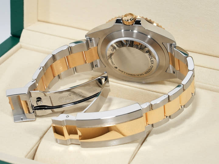 ロレックス シードゥエラー Ref.126603 ステンレススチール/イエローゴールド ブラック文字盤 未使用 bb7b2zhs