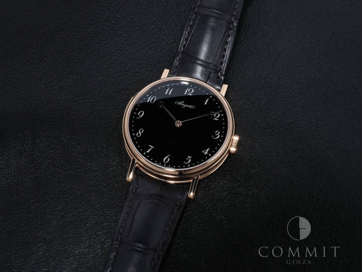 ブレゲ クラシック ミニッツリピーター 7637 Ref.7637BR/2N/9ZU ローズゴールド ブラック グラン・フー エナメル文字盤 美品 4x75qyfr