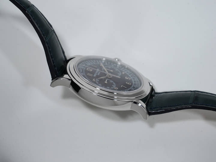 パテックフィリップ コンプリケーション クロノグラフ Ref.5070P-001 プラチナ ブルー文字盤 中古 7iovfnsx