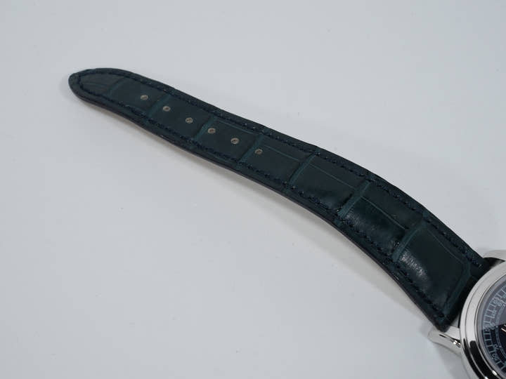 パテックフィリップ コンプリケーション クロノグラフ Ref.5070P-001 プラチナ ブルー文字盤 中古 7iovfnsx