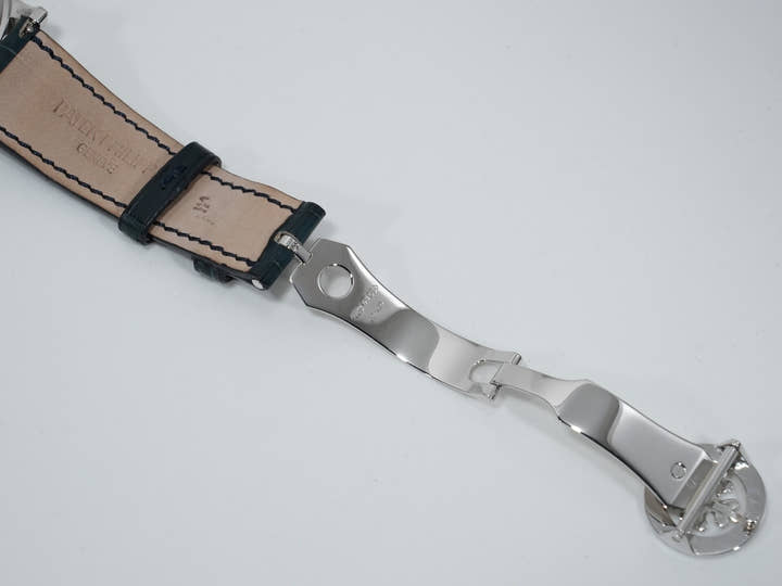 パテックフィリップ コンプリケーション クロノグラフ Ref.5070P-001 プラチナ ブルー文字盤 中古 7iovfnsx